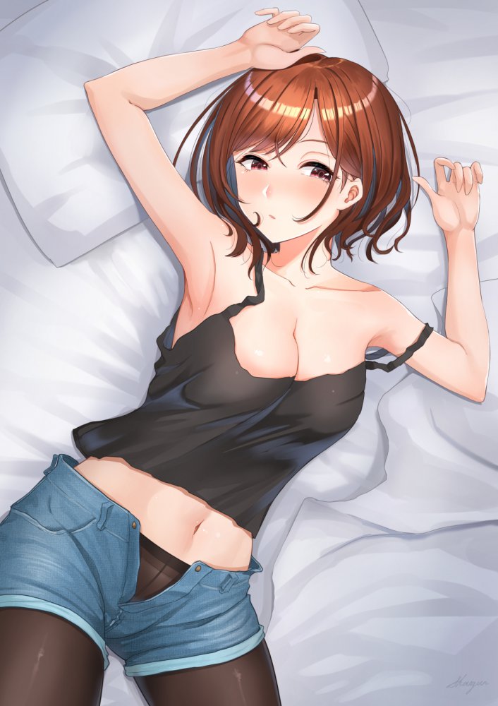 【二次】短パン・ショートパンツ女子画像